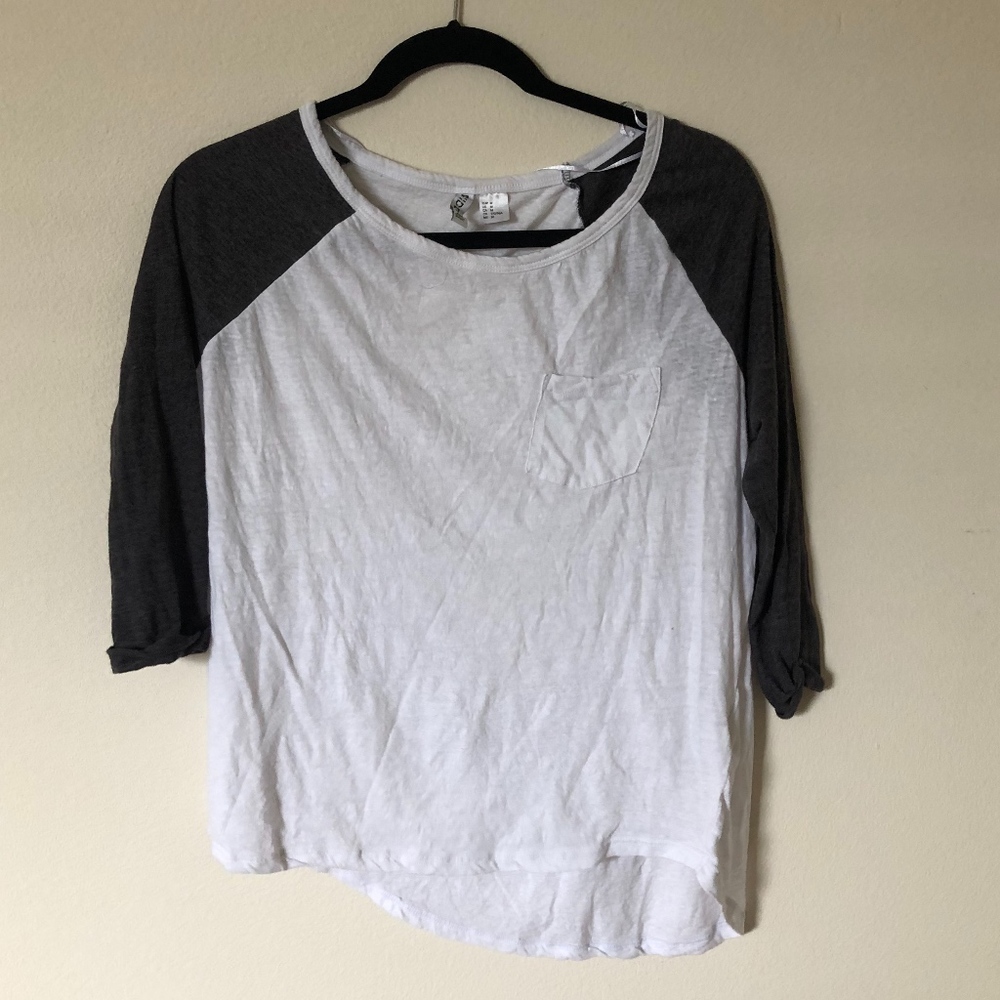 H and M baseball tee